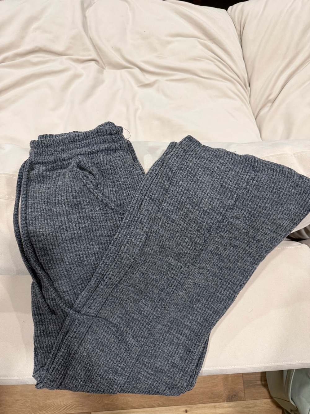 SO Kids Ribbed Charcoal Gray Jogger Pants